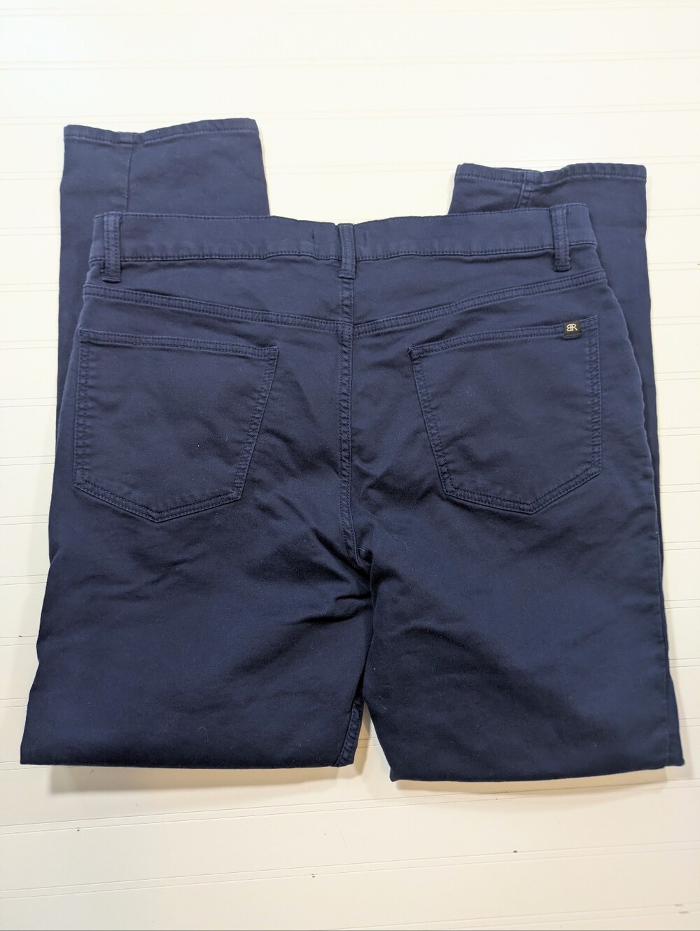 Banana Republic Navy Slim Traveler Pants - Picture 3 of 6